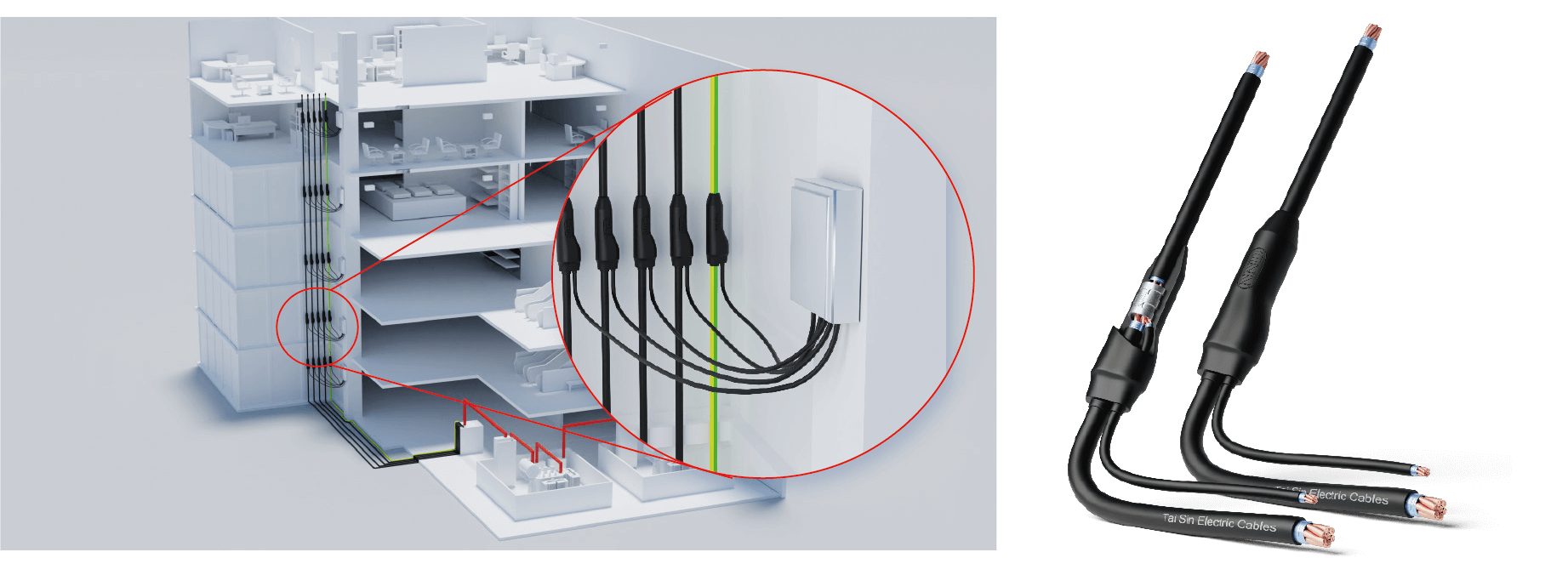 BRanch Cable System in High-rise Building